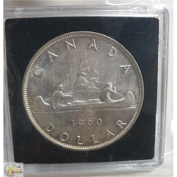 1960 HIGHER GRADE CANADA SILVER DOLLAR