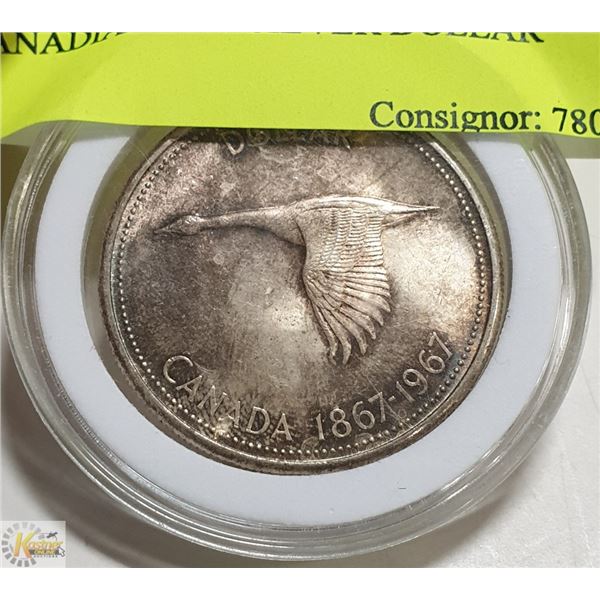 CANADIAN 1967 SILVER DOLLAR