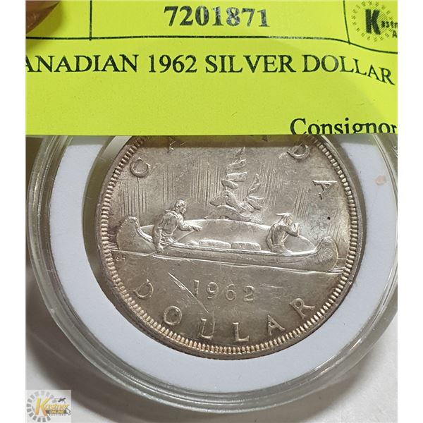 CANADIAN 1962 SILVER DOLLAR