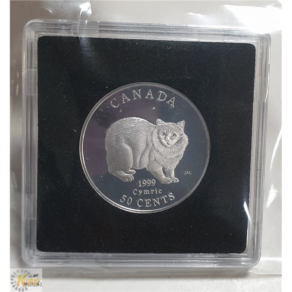 1999 "CYMRIC" SILVER CANADA 50 CENT
