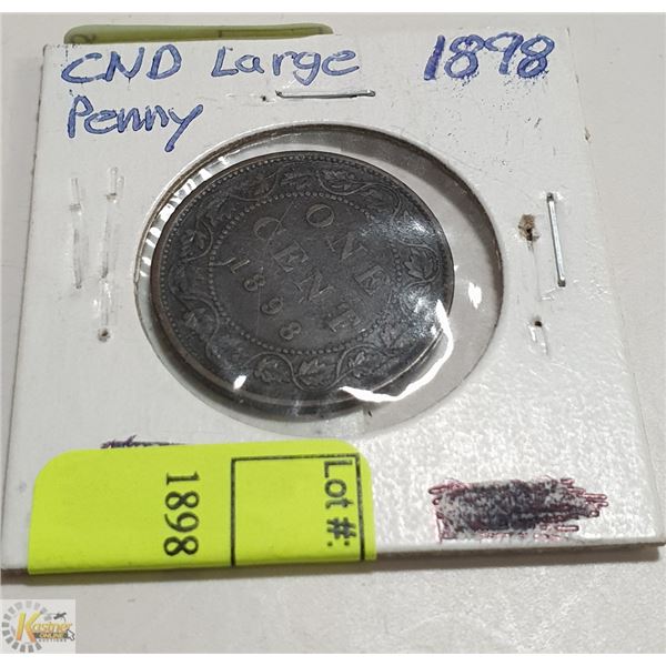 1898 CANADIAN LARGE PENNY