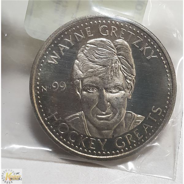 WAYNE GRETZKY LIMITED EDITION COIN NHL OILERS