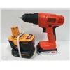 Image 1 : BLACK AND DECKER 20V DRILL AND EXTRA BATTERY