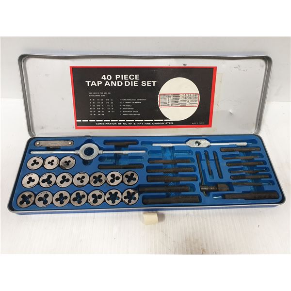 40 PC COMBINATION TAP AND DIE SET