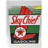Image 1 : EARLY SKY CHIEF TEXACO TIN SIGN WITH CHEVRON LOGO