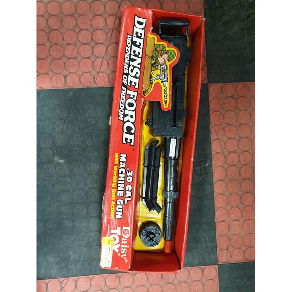 VINTAGE DAISY 0.30 CAL MACHINE GUN TOY