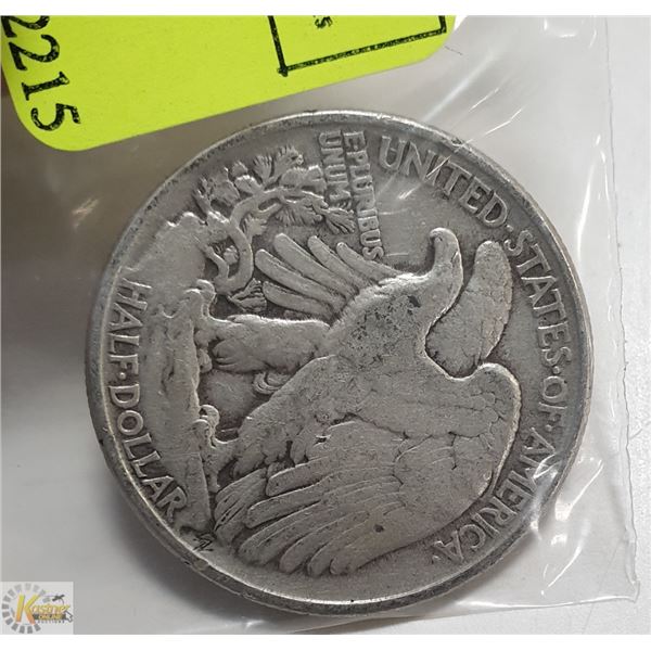 SILVER WALKING LIBERTY 1/2 DOLLAR 1945 USA