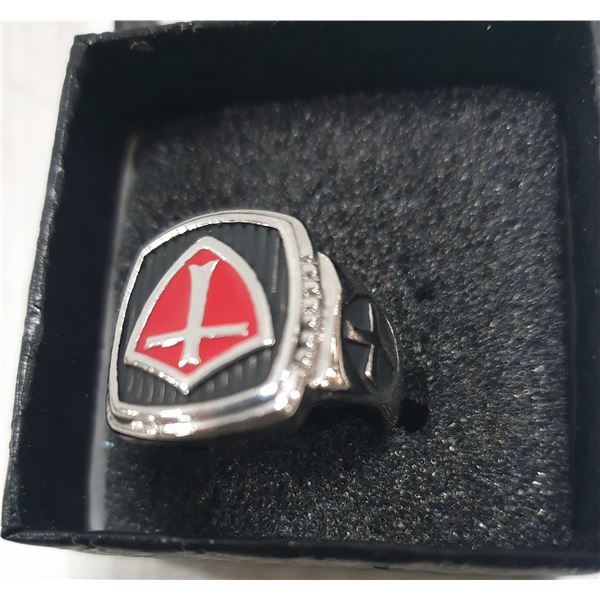UNISEX SIZE 12 STAINLESS RING