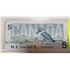Image 1 : HIGH GRADE 1986 BIRD SERIES $5 BANKNOTE