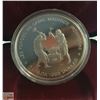 Image 1 : 1988 IRON WORKERS SILVER PROOF CASED DOLLAR