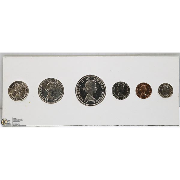 1958 CANADIAN COINAGE SET