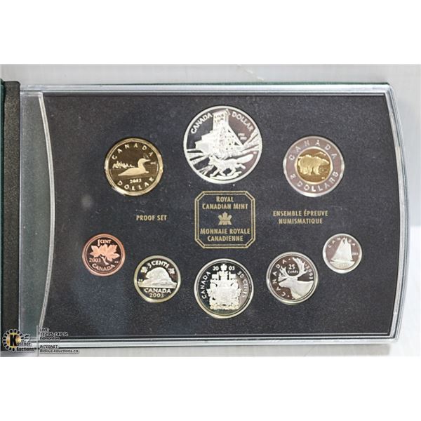 2003 CANADIAN PROOF COINAGE SET