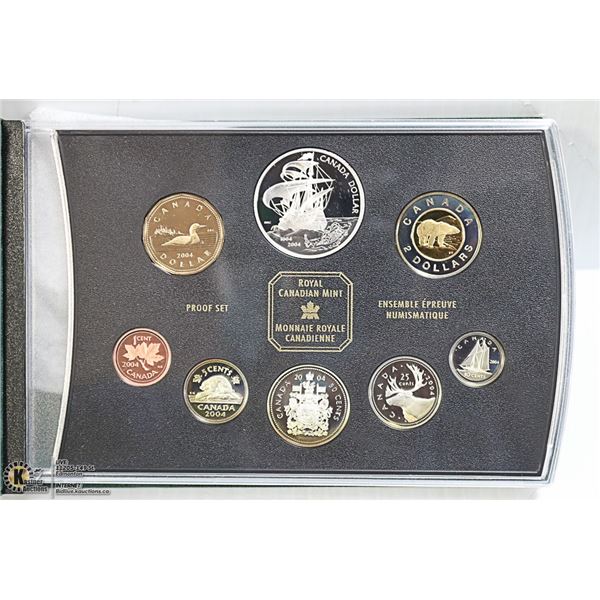 2004 CANADIAN PROOF COINAGE SET