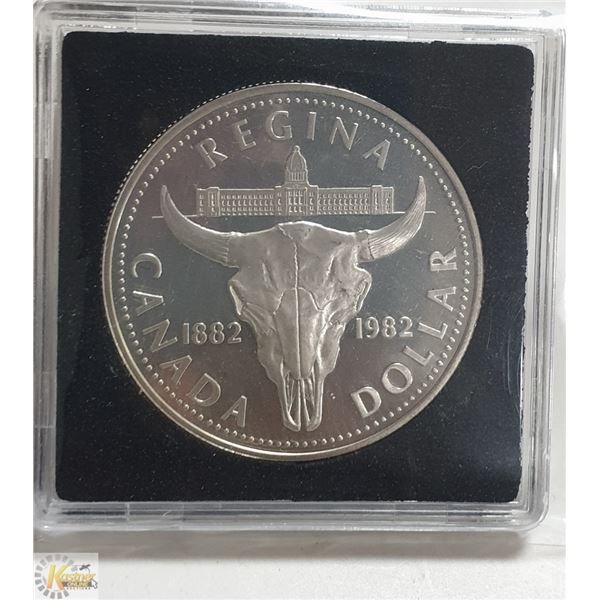 1982 REGINA PROOF CANADA SILVER DOLLAR
