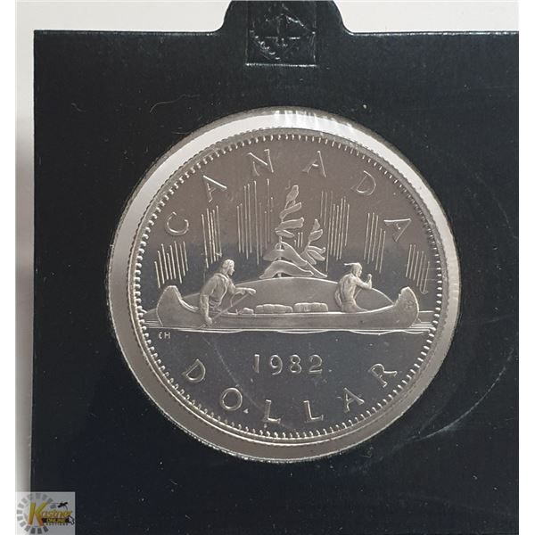 1982 PROOF CANADA VOYAGEUR DOLLAR