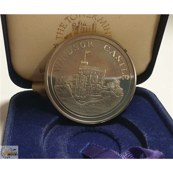 WINDSOR CASTLE ROYAL WEDDING MEDAL TOWER MINT