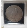 Image 2 : 1923S USA SILVER PEACE DOLLAR.