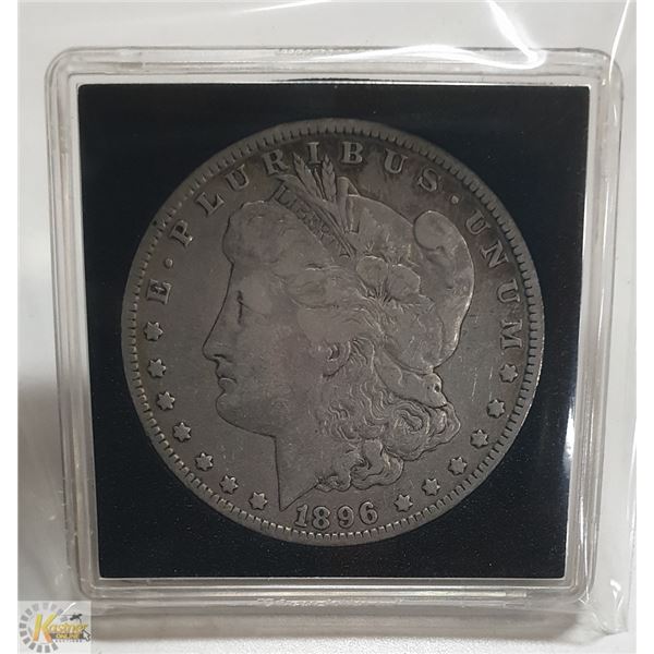 SEMI-KEY DATE 1896O USA SILVER MORGAN DOLLAR