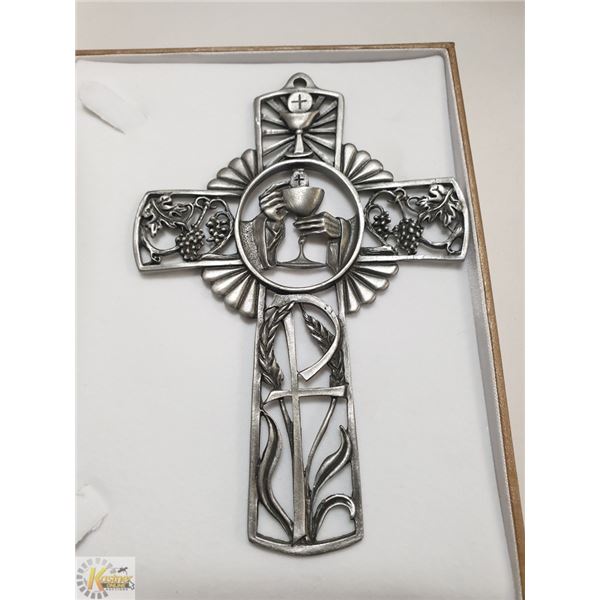 5" PEWTER CROSS - 2000