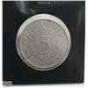 Image 2 : 1951F GERMAN SILVER 5 MARK COIN, 1ST YEAR OF ISSUE