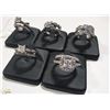 Image 3 : LADIES RINGS SET OF 5 (6)
