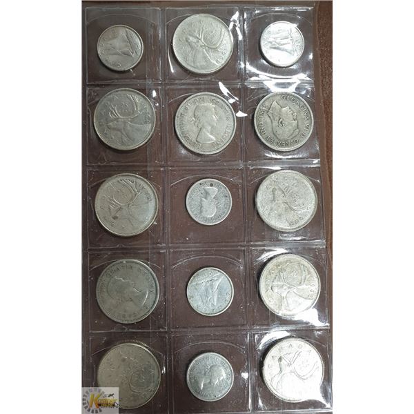 OVER $3.00 IN CANADIAN SILVER (NO NICKEL COINS)