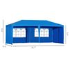 Image 2 : NEW BLUE 10FT X 20FT WEDDING PARTY EVENT TENT