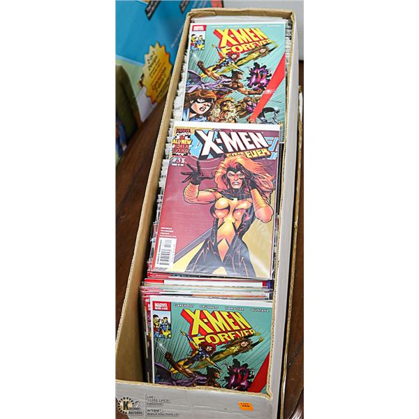 LARGE BOX XMEN COMICS