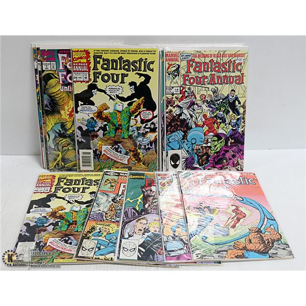 LOT OF 16 ASSORTED FANTASTIC FOUR COMICS