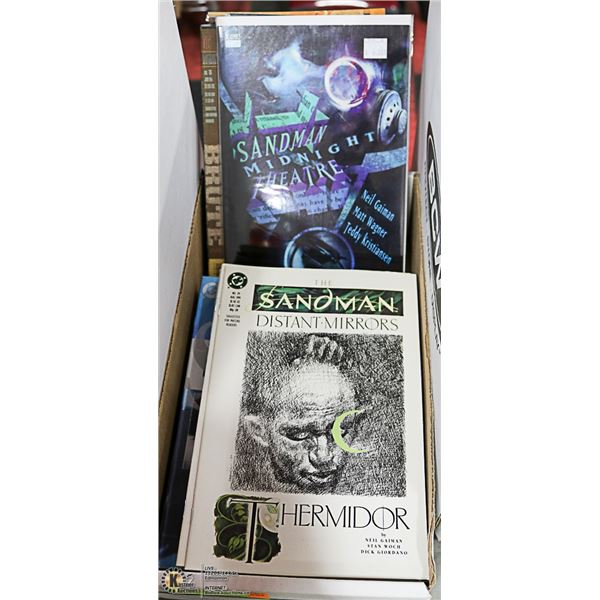 BOX OF SANDMAN COMICS