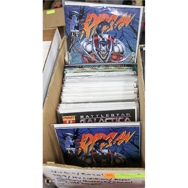 BOX OF ASSORTED COMICS