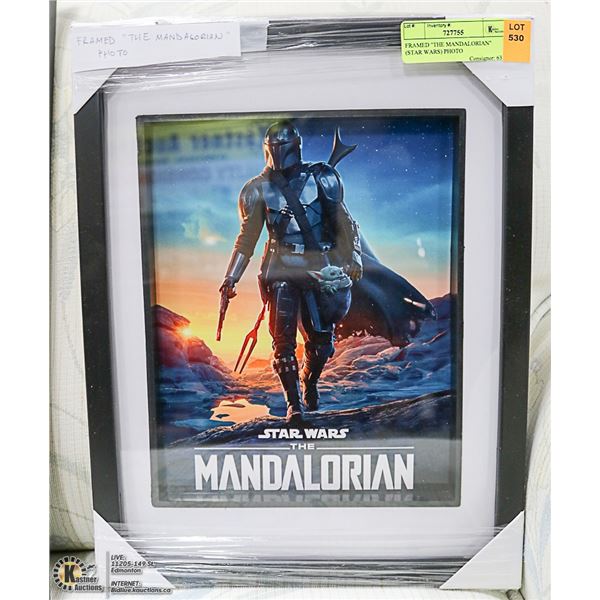 FRAMED "THE MANDALORIAN" (STAR WARS) PHOTO