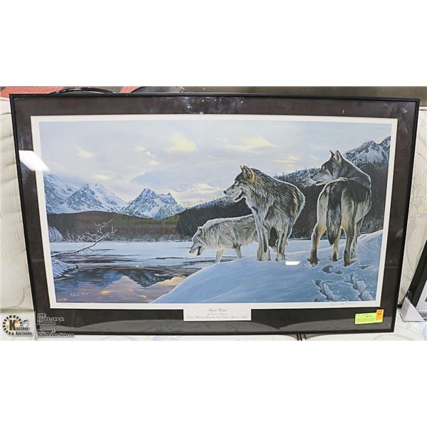 DUCKS UNLIMITED SIGNED LTD EDITION PRINT OF SILENT