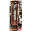 Image 1 : WOODEN GLASS CORNER CABINET