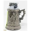 Image 1 : UNIQUE LIGHTER TANKARD JUG KNIGHTS CREST ARMOUR