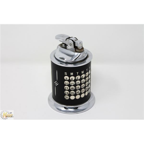 UNIQUE LIGHTER CALENDAR JAPAN 1950'S
