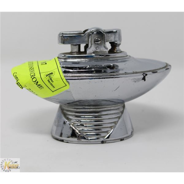 UNIQUE LIGHTER RONSON CROME BOAT JAPAN