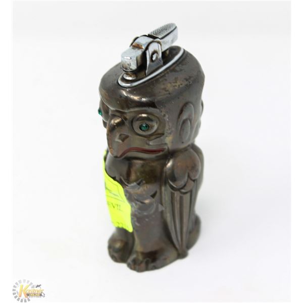 UNIQUE LIGHTER TIKI STYLE DEVIL BABY EAGLE IDOL