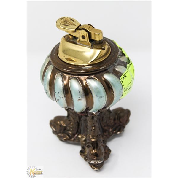 UNIQUE LIGHTER PANTHER ART DECO DESIGN BASE