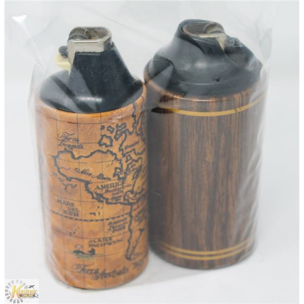 UNIQUE LIGHTERS 2 X CRICKET WORLD MAP GILETTE