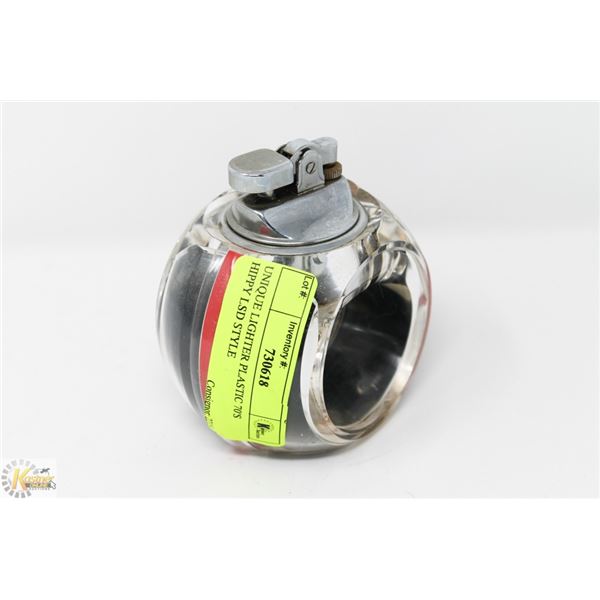 UNIQUE LIGHTER PLASTIC 70'S HIPPY LSD STYLE