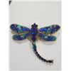 Image 1 : DRAGONFLY RHINESTONE BROOCH