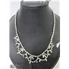 Image 1 : ESTATE 1950'S RHINESTONE NECKLACE 16 INCHES