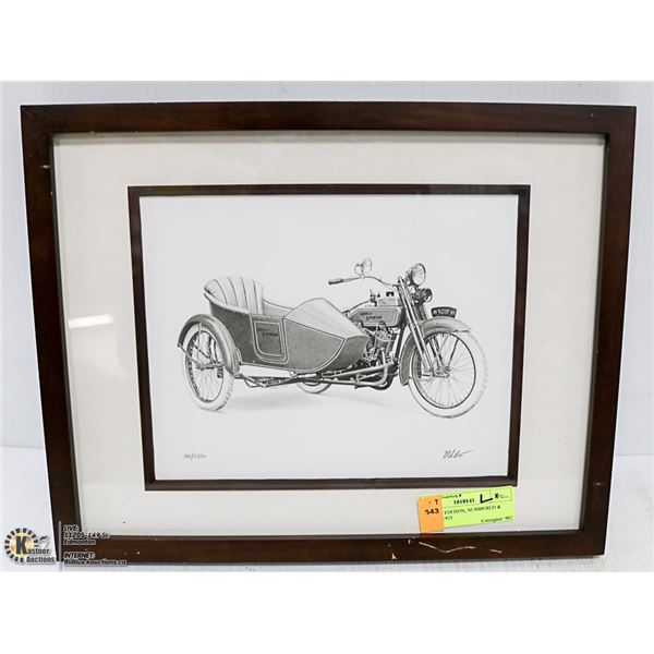 LIMITED EDITION, NUMBERED & SIGNED 1923