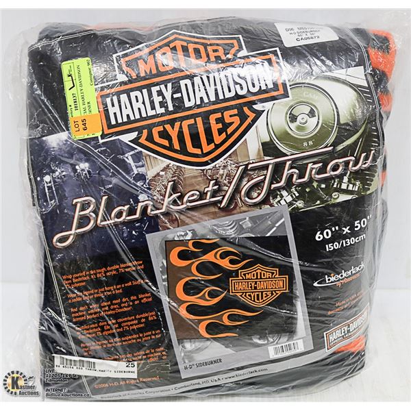 NEW OFFICIAL HARLEY-DAVIDSON HD SIDEBURNER