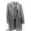 Image 1 : LADIES 3/4 LENGTH LEATHER JACKET SIZE 3