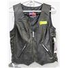 Image 1 : LADIES LEATHER MOTORCYCLE VEST SIZE L