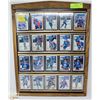 Image 1 : 1982-1983 EDMONTON OILERS FRAMED HOCKEY CARDS