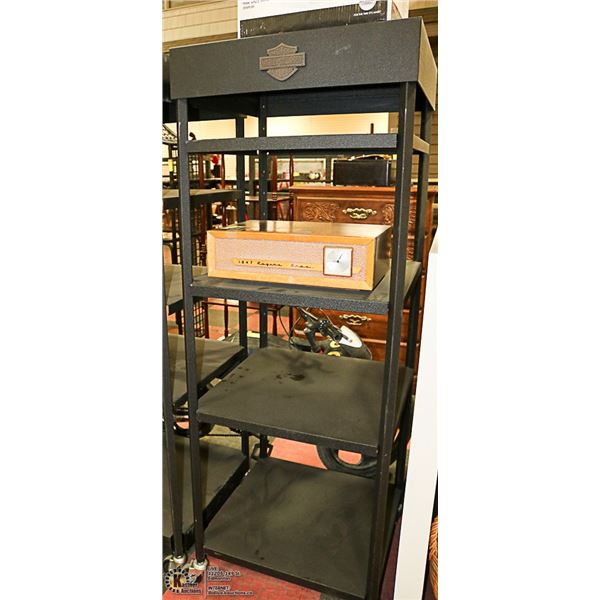 HARLEY DAVIDSON LARGE ROLLING SHELVING