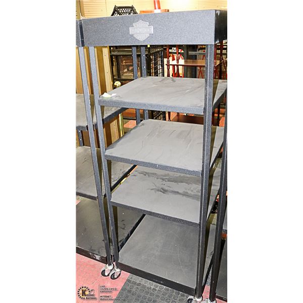 HARLEY DAVIDSON LARGE ROLLING SHELVING